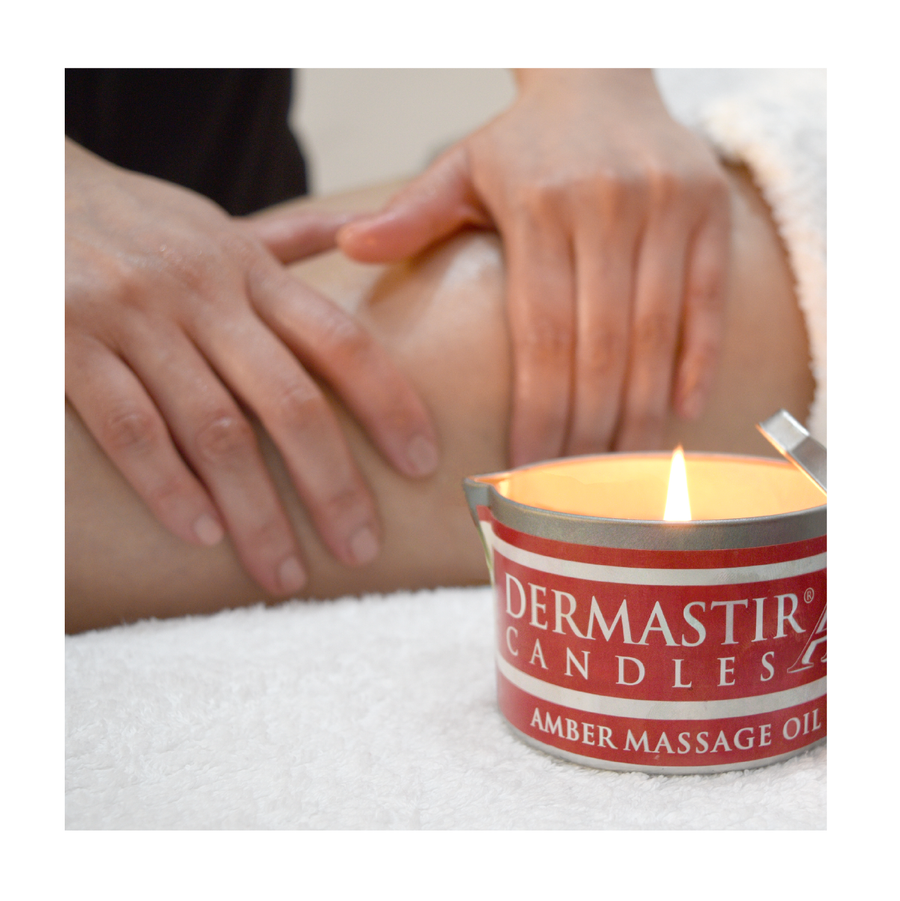 BODY MASSAGE WITH DERMASTIR CANDLE OIL